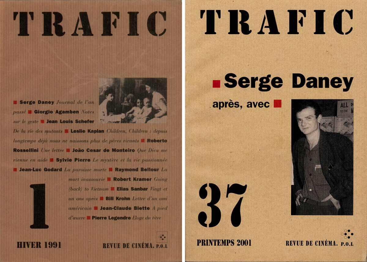 (1) Cover Trafic 1 (herfst 1991) | (2) Cover Trafic 37 (lente 2001)