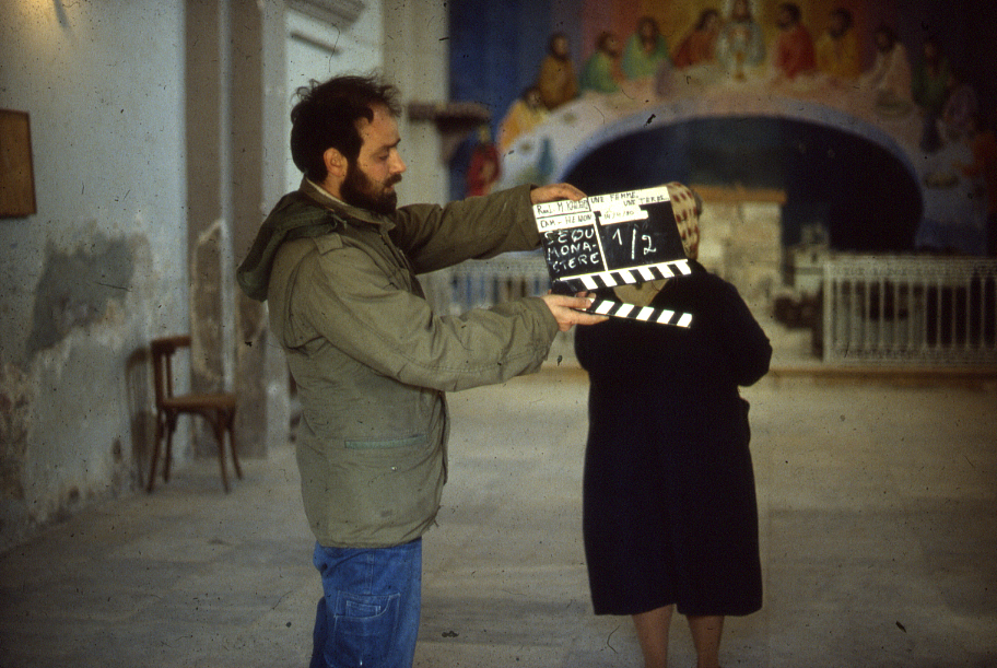 George Khleifi et Roumeya Farah-Hatoum, Nazareth, sur le tournage de La mémoire fertile (1980)