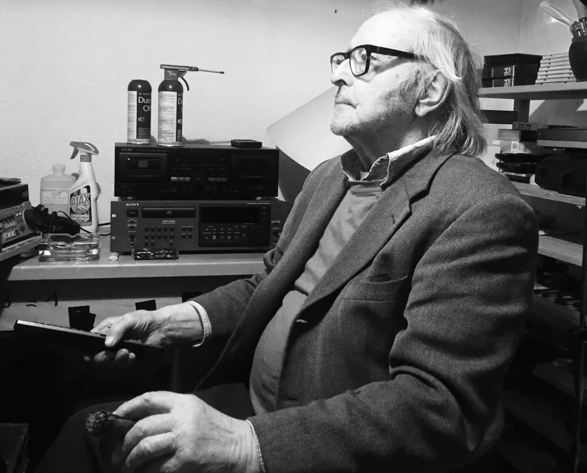 Jean-Luc Godard in Rolle (Suisse, 2019) by Henri Le Blanc for Radio France