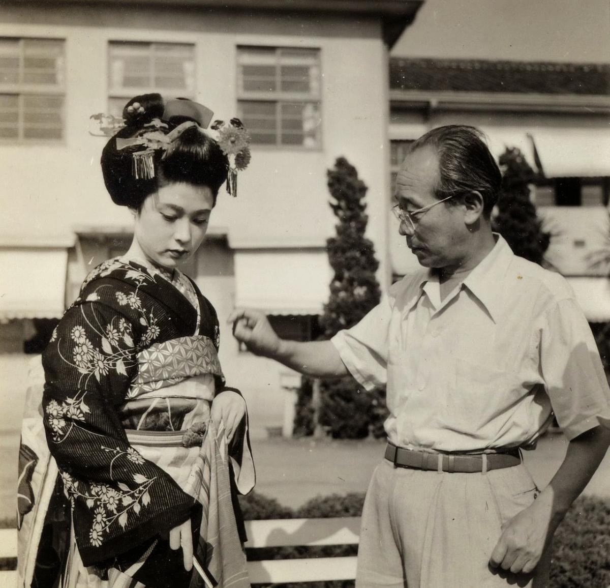 Set photograph Gion bayashi [A Geisha] (Kenji Mizoguchi, 1953)