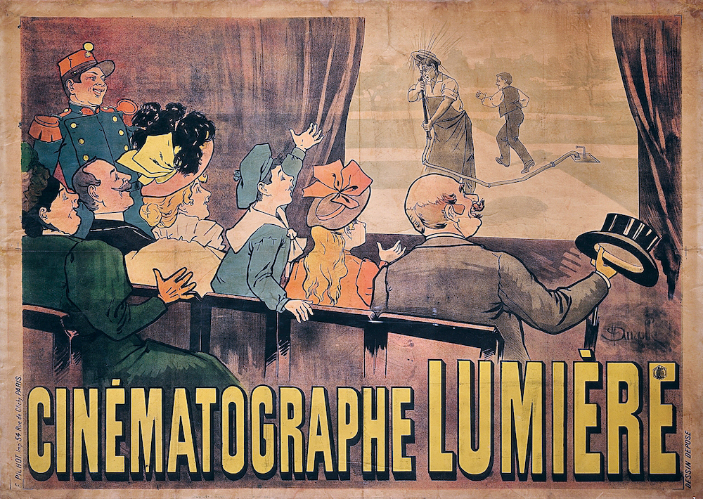 (3) Affiche Cinématographe Lumière