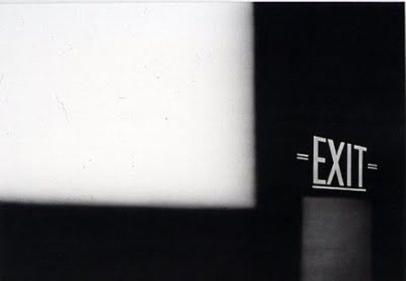 Ed Ruscha, Exit, 1990.