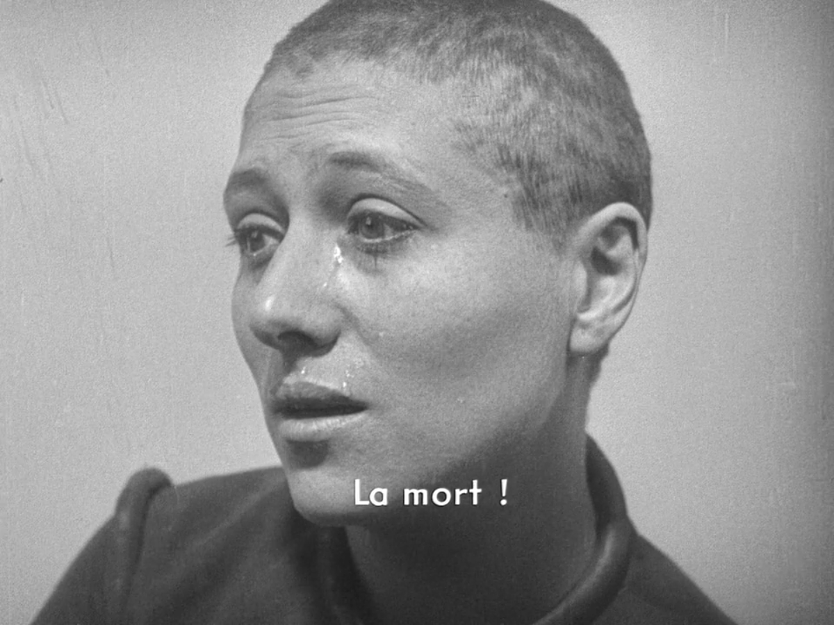 (5) Nana kijkt in Vivre sa vie (Jean-Luc Godard, 1962) naar La passion de Jeanne d’Arc (Carl Dreyer, 1928)