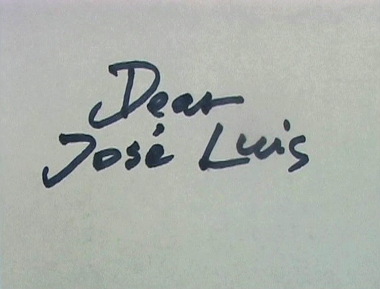 A Letter to José Luis no.4 (January 2011, Jonas Mekas)