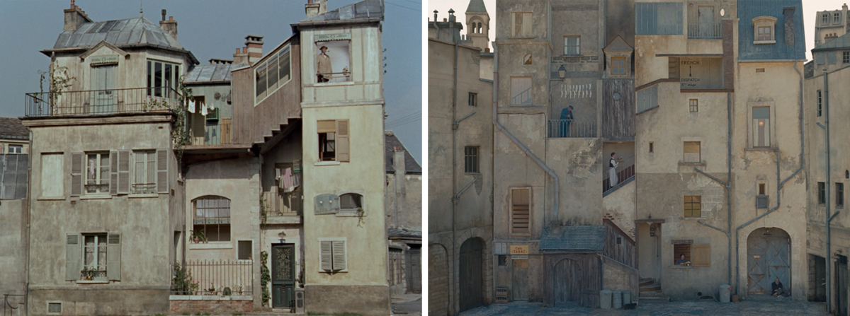 (3) & (4) Mon oncle (Jacques Tati, 1958), The French Dispatch (Wes Anderson, 2021)